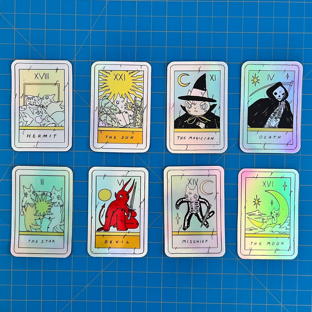 Image of Holographic Tarot Stickers