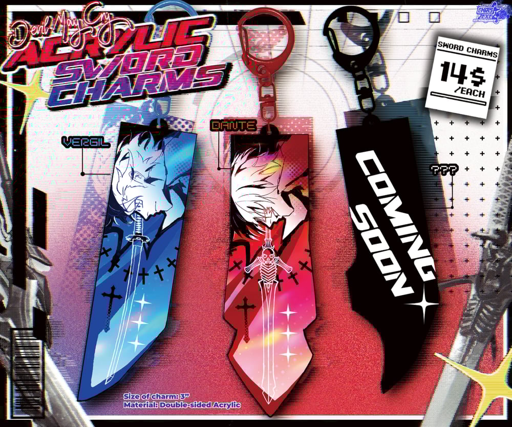 Image of [DMC] Acrylic Sword Charms