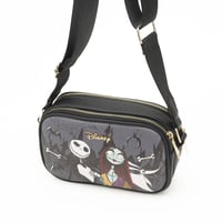 Image 3 of  Jack and Sally Double Zipper Crossover Bag