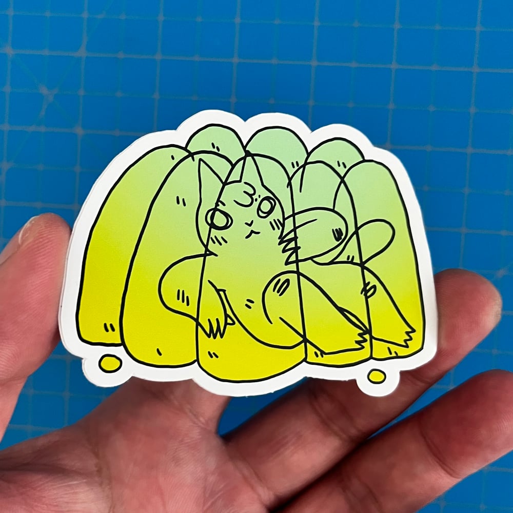 Image of Food Themed Die Cut Stickers