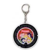 Preorder - Sailor Moon Minato Ward Manhole Acrylic Keychain (5 Senshi in Kimono)