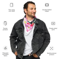 Image 7 of Studio Purr Strawberry Season Kitties Bandana