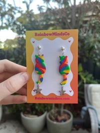 Starlight cat earrings 