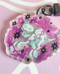 Image 2 of Ghost Cat - Keychain Charm
