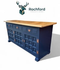 Image 2 of Younger Toledo Vintage Sideboard in Navy Blue 