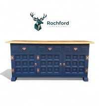 Image 1 of Younger Toledo Vintage Sideboard in Navy Blue 