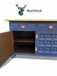 Image 4 of Younger Toledo Vintage Sideboard in Navy Blue 