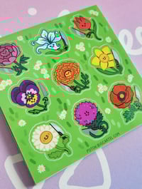Image 1 of Lovely Flowers - Sticker Sheet