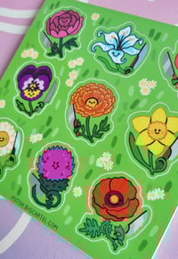 Image 3 of Lovely Flowers - Sticker Sheet