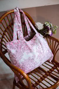 Image 5 of Tote bag [Toile de jouy rose]
