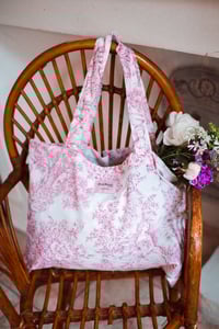 Image 6 of Tote bag [Toile de jouy rose]