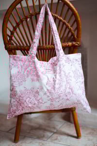 Image 3 of Tote bag [Toile de jouy rose]