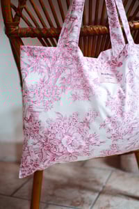 Image 7 of Tote bag [Toile de jouy rose]