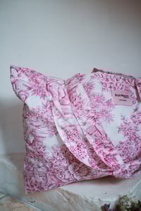 Image 8 of Tote bag [Toile de jouy rose]