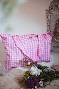 Image 1 of Tote bag [Vichy rose]