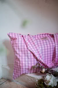 Image 3 of Tote bag [Vichy rose]