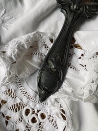 Image 6 of Miroir à main en étain et laiton signé DUPRÉ // début XIXème siècle