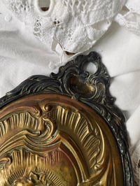 Image 7 of Miroir à main en étain et laiton signé DUPRÉ // début XIXème siècle