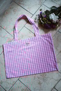 Image 5 of Tote bag [Vichy rose]
