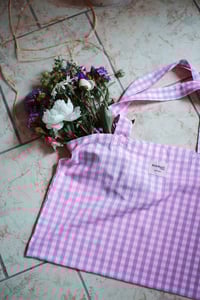 Image 7 of Tote bag [Vichy rose]
