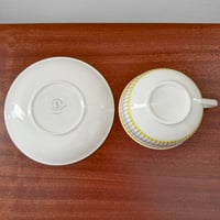 Image 4 of Gustavsberg Piké Tea Cup with Saucer