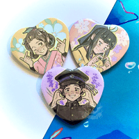 Image 2 of [PREORDERS] TGAA/DGS | Susahao - Heart Buttons