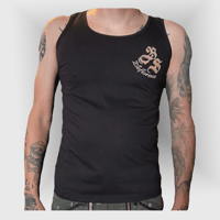 Image 2 of Tanktop "Sommer, Sonne, Suff" Rückendruck - Schwarz