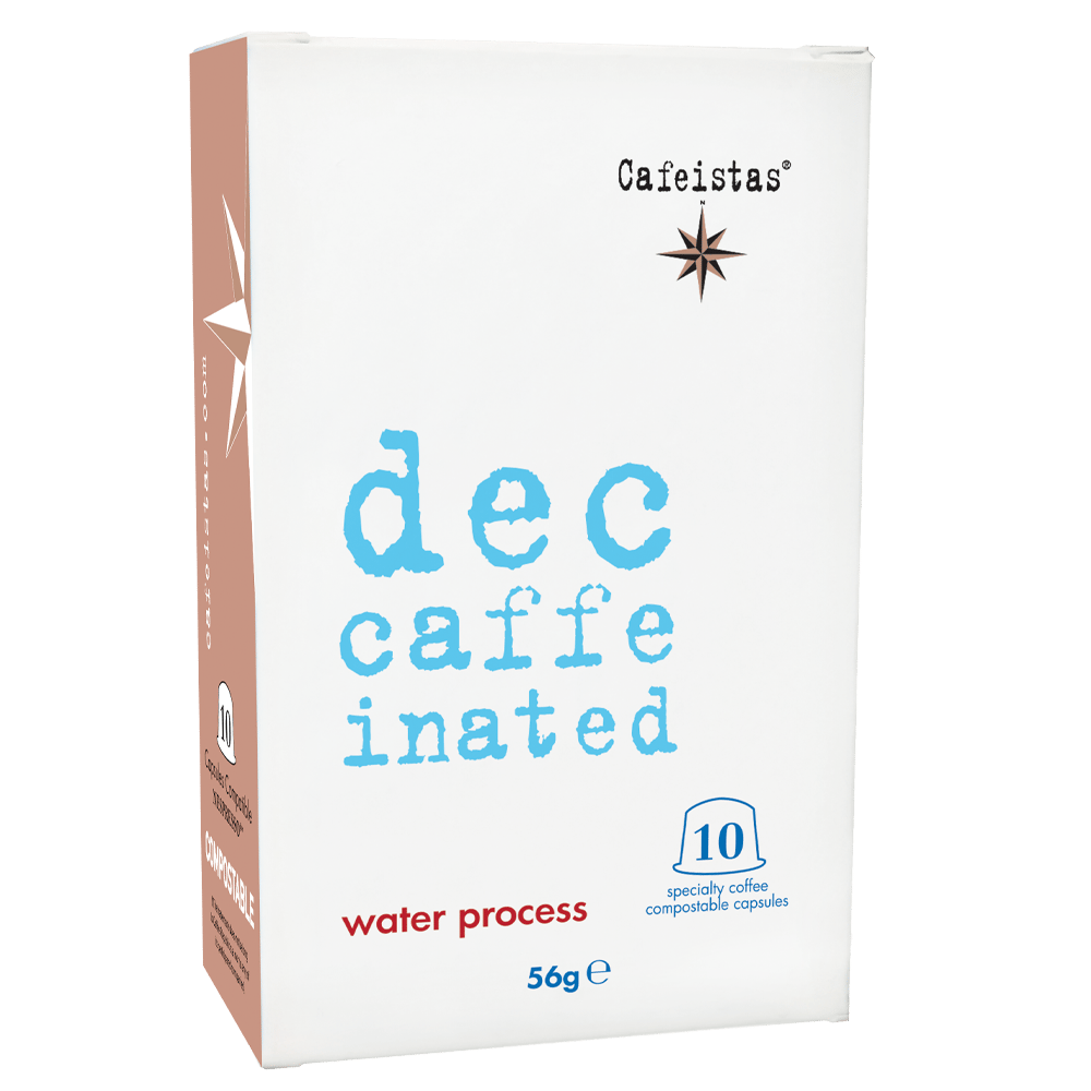 Image of water decaffeinated - arabica - 10 compostable nespresso®*compatible capsules 