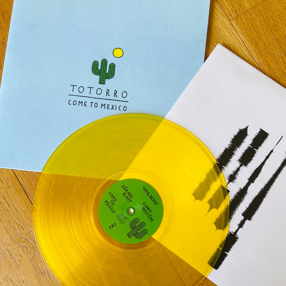 Image of Totorro "Come to Mexico" yellow vinyl edition
