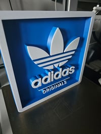 Image 3 of Adi Originals Blue/White Desk Sign