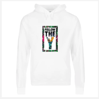 Hoodie Follow The Y White