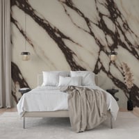 Image 1 of Viola Luxe – Calacatta Viola Inspired Marble Peel and Stick Wallpaper