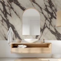 Image 2 of Viola Luxe – Calacatta Viola Inspired Marble Peel and Stick Wallpaper