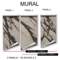 Image 3 of Viola Luxe – Calacatta Viola Inspired Marble Peel and Stick Wallpaper