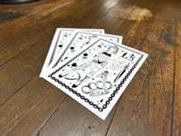 Image 5 of Blackwork 'Trouble' A3 Poster Print | Street Art Graffiti Style Print