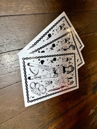 Image 9 of Blackwork 'Trouble' A3 Poster Print | Street Art Graffiti Style Print