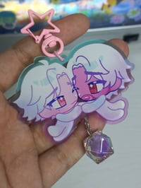 Image 3 of jayvik heart buttons & keychains