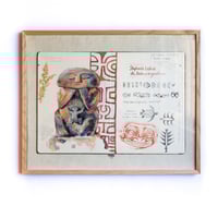 Image 4 of Peinture originale - "Tiki Maternité" - 30x44 cm