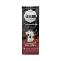 Bialetti Perfecto Moka Chocolate Coffee 250g 80% Arabica, 20% Robusta