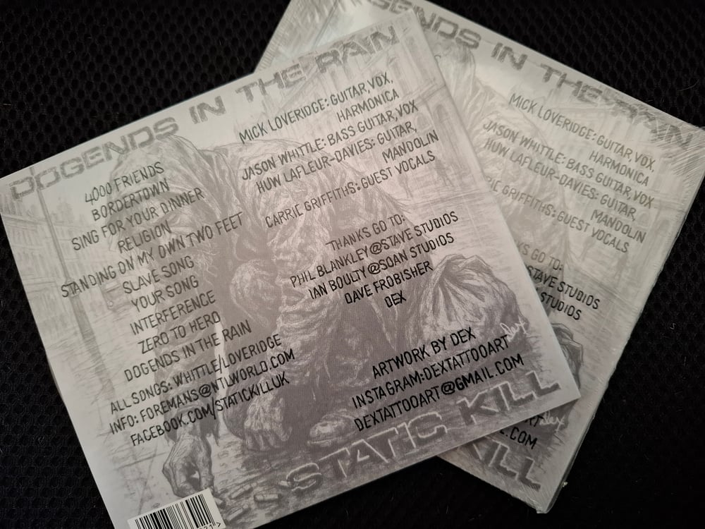 Static Kill. Dogends In The Rain  CD