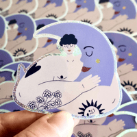 Image 5 of Lot stickers pailletés et holographiques - Câlins