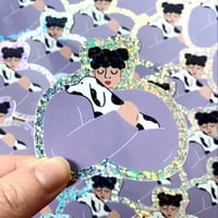 Image 2 of Lot stickers pailletés et holographiques - Câlins