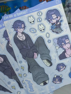 Image of i'm in a band! a6 sticker sheets
