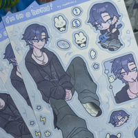Image 1 of i'm in a band! a6 sticker sheets