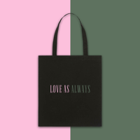'LOVE AS ALWAYS' TOTE BAG