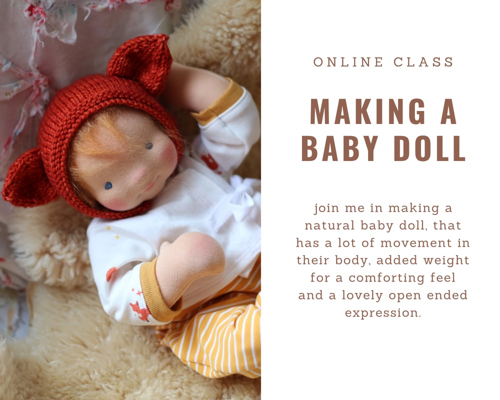 Image of Making a Baby Doll with Fig and Me - Online Class