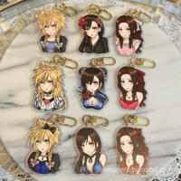 Image 1 of FF7R THE WALL MARKET IRIDESCENT CHARMS