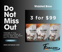 Waisted Brew Slimming Cafe - 3 for $99