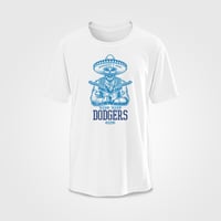 Image 1 of Dodgers Skull T-shirt