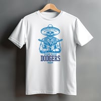 Image 2 of Dodgers Skull T-shirt